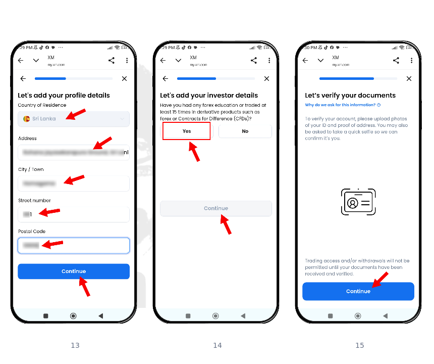 Step 5: Complete personal details